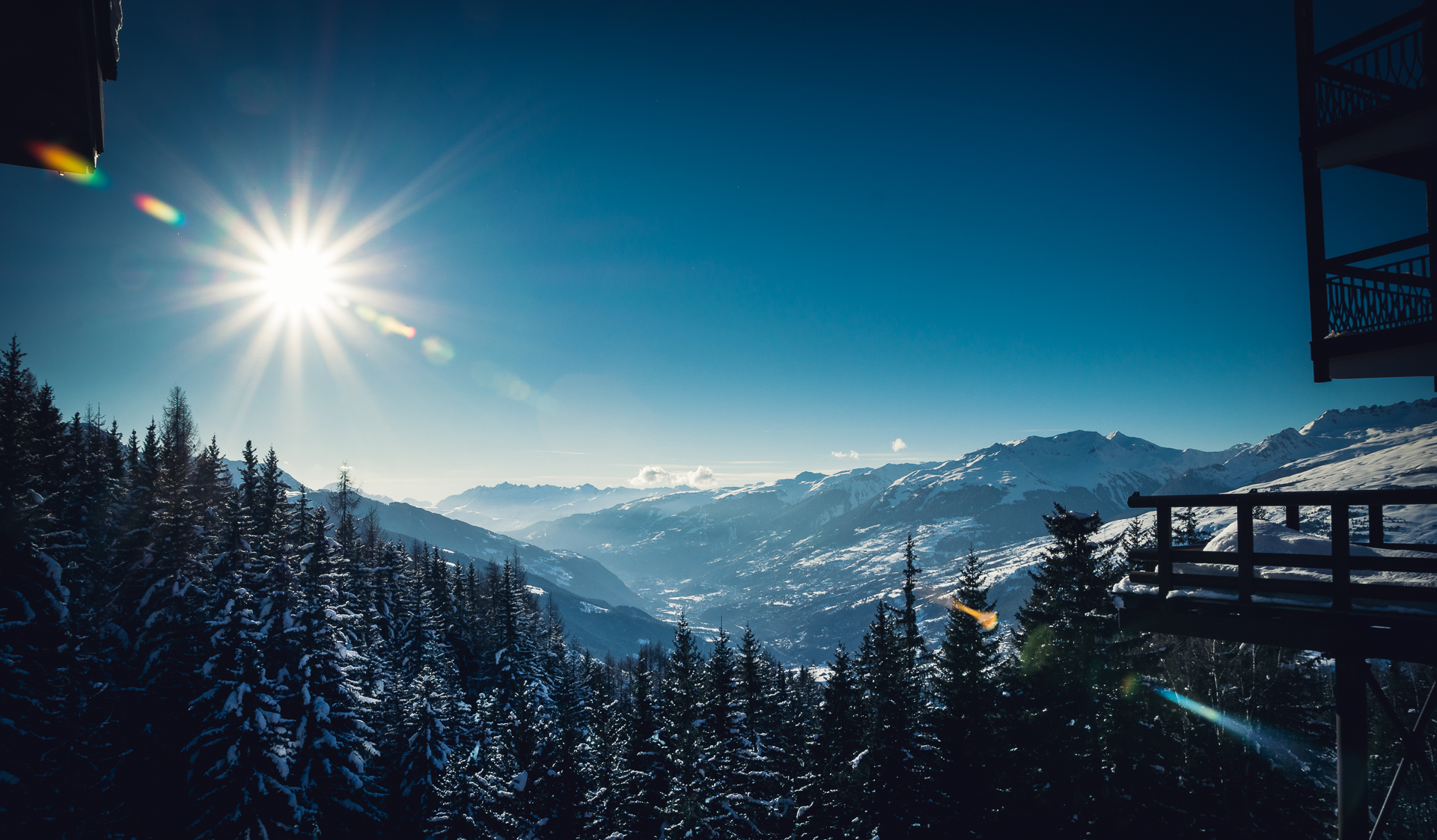 Les Arcs view